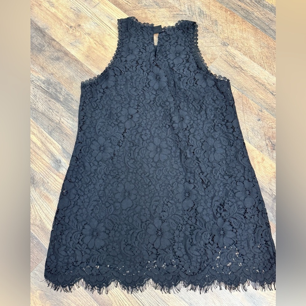 Cabi Black Lace Detail Top Size XS - Picture 9 of 10